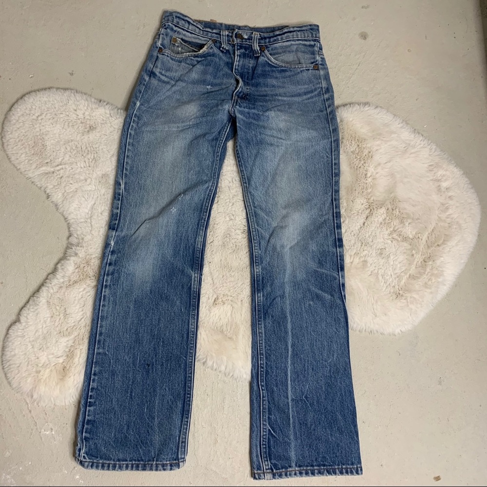 Vintage 1981 Levi’s 517 Denim Orange & paper tag